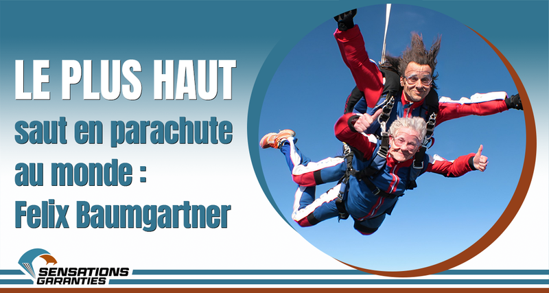 le plut haut saut en parachute au monde de Felix Baumgartner