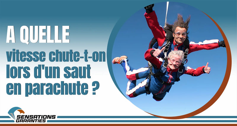 vitesse saut en parachute